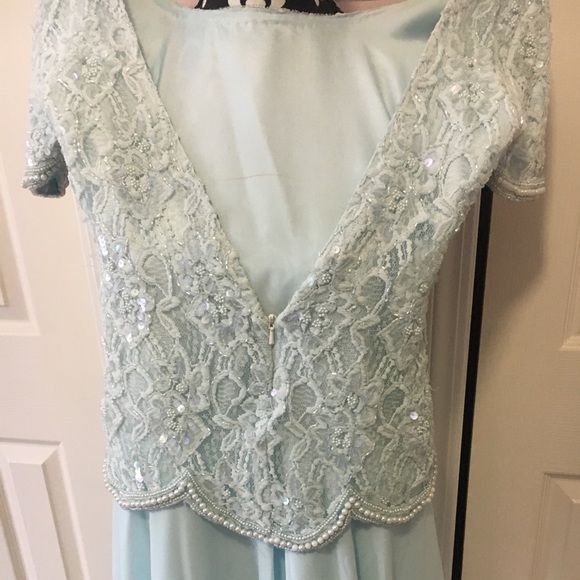 Light blue evening gown - Picture 4 of 4